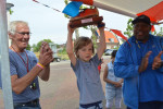 De winnaar van het voetbaltoernooi